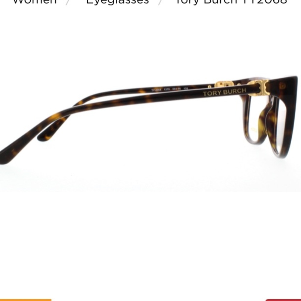Tory Burch Cat Eye Frames In Tortoise Shell - image 3